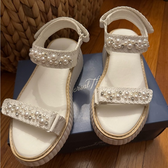 Universal Thread Shoes - Custom Bridal Platform Sandal -Dolce Vita knock off